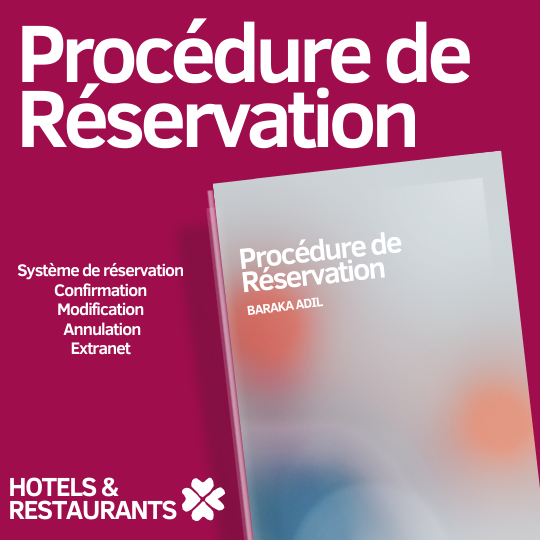 Procédure de Réservation