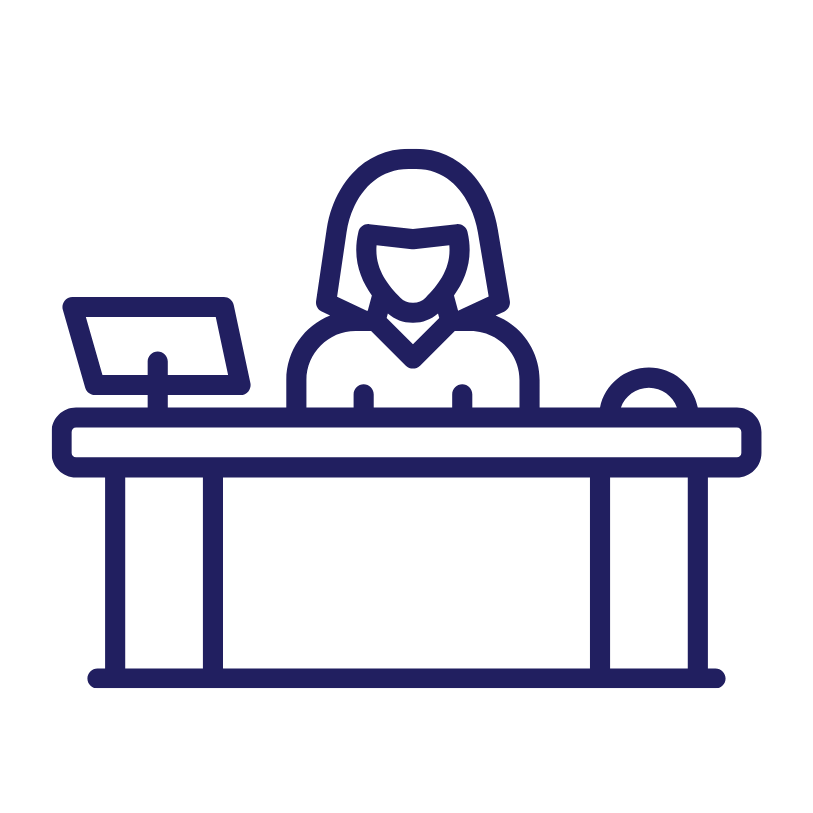 Réceptionniste spa icon