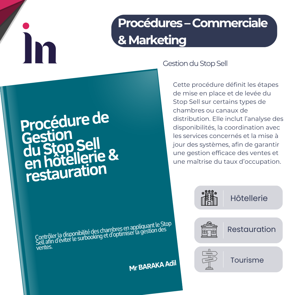 Procédure de Gestion du Stop Sell en hôtellerie & restauration