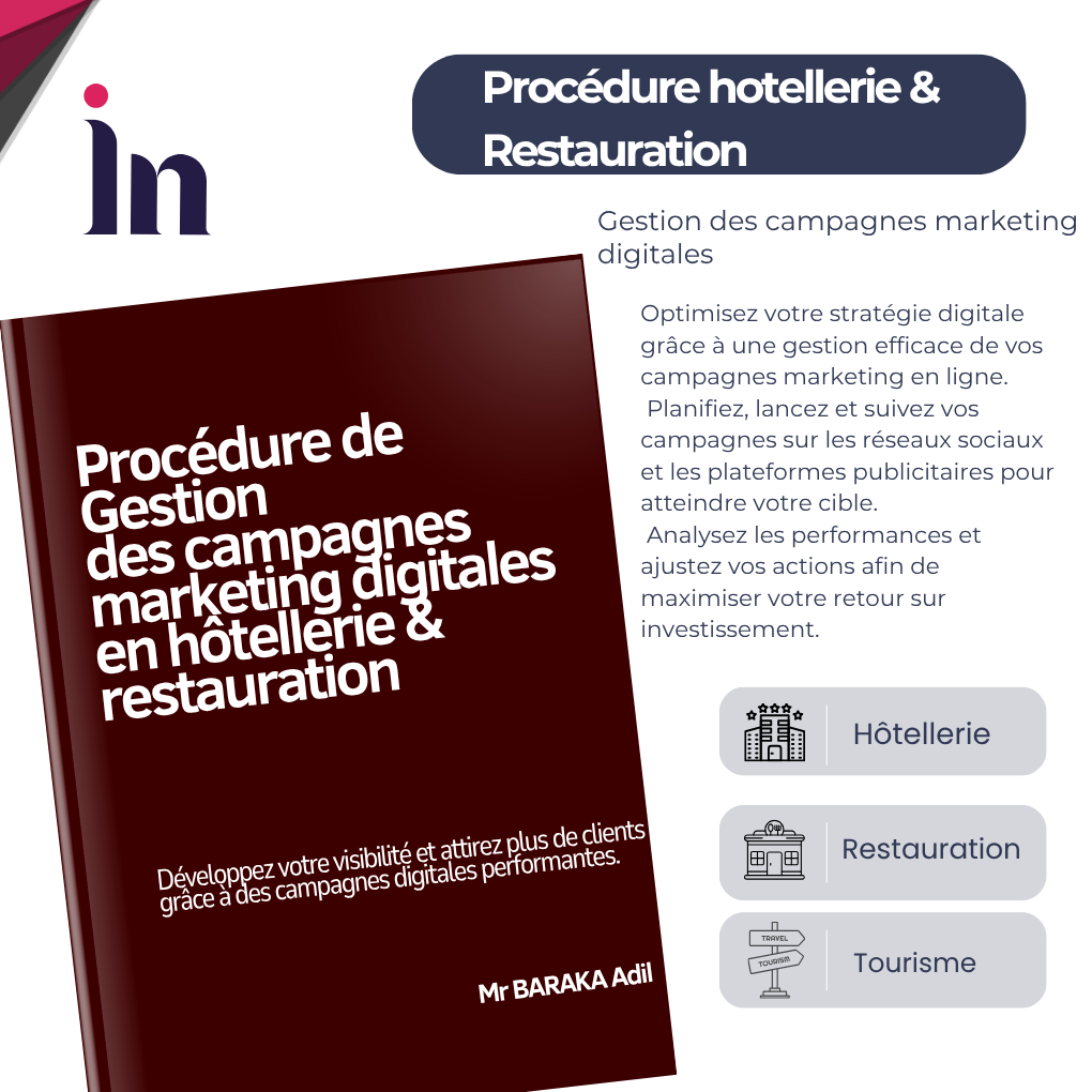 Procédure de Gestion  des campagnes marketing digitales en hôtellerie & restauration